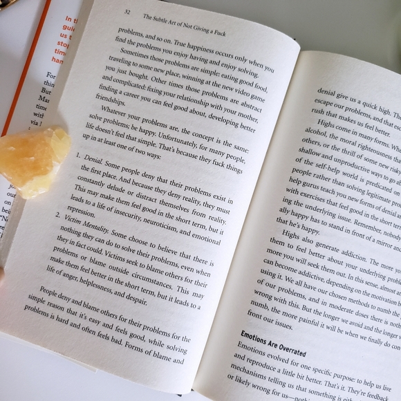 The Subtle Art of Not Giving a F*ck Hardcover Book - Picture 2 of 4